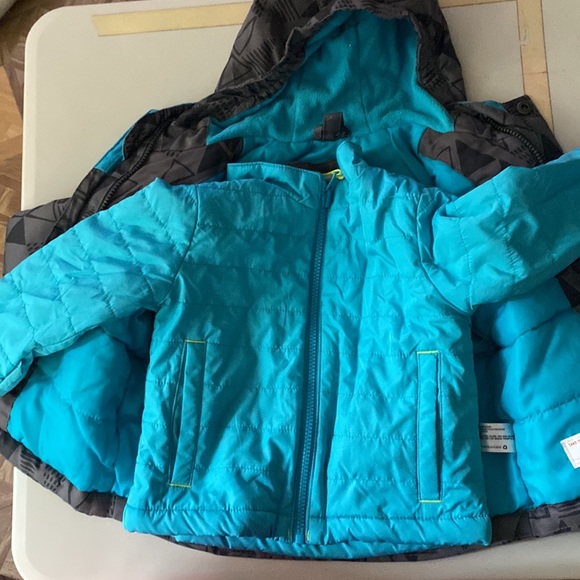 Cat & Jack fleece lined 3 in 1 jacket - Picture 6 of 9